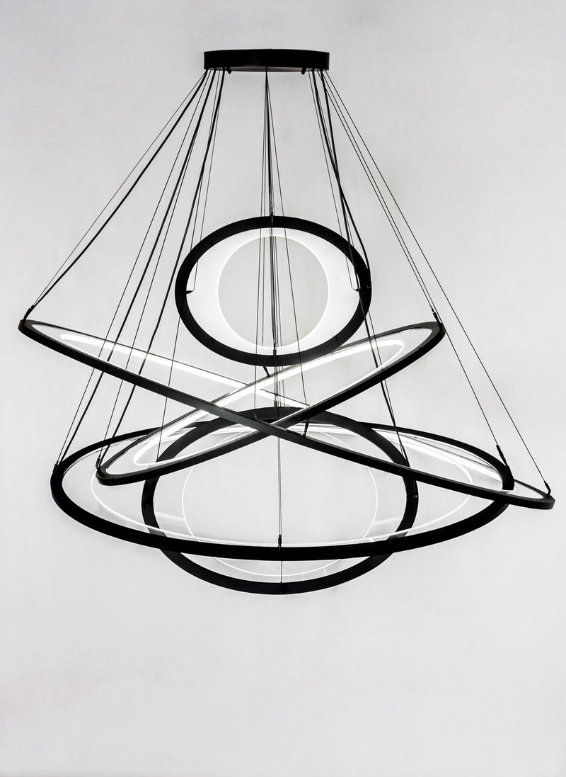 Meyda Tiffany 174918 LED Pendant, Solar Black