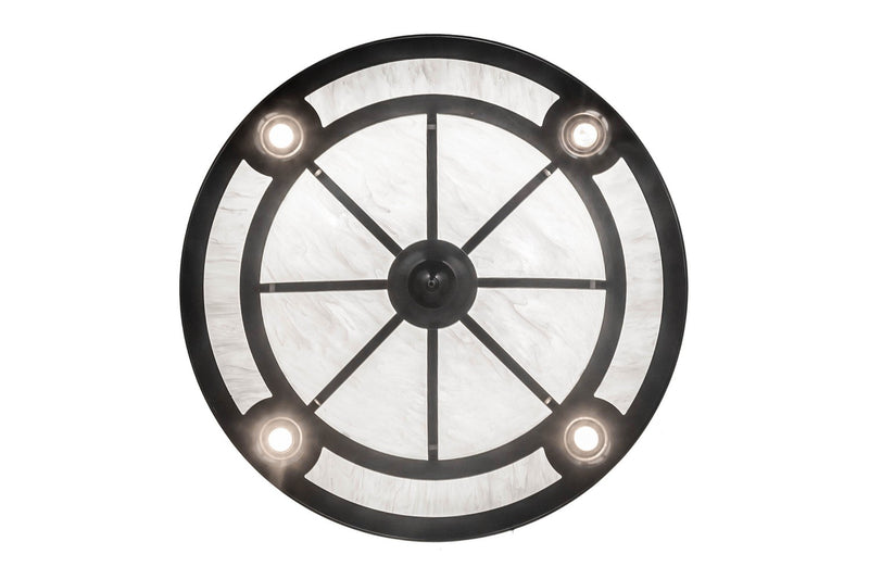 Meyda Tiffany 175031 13 Light Inverted Pendant, Charcoal Grey