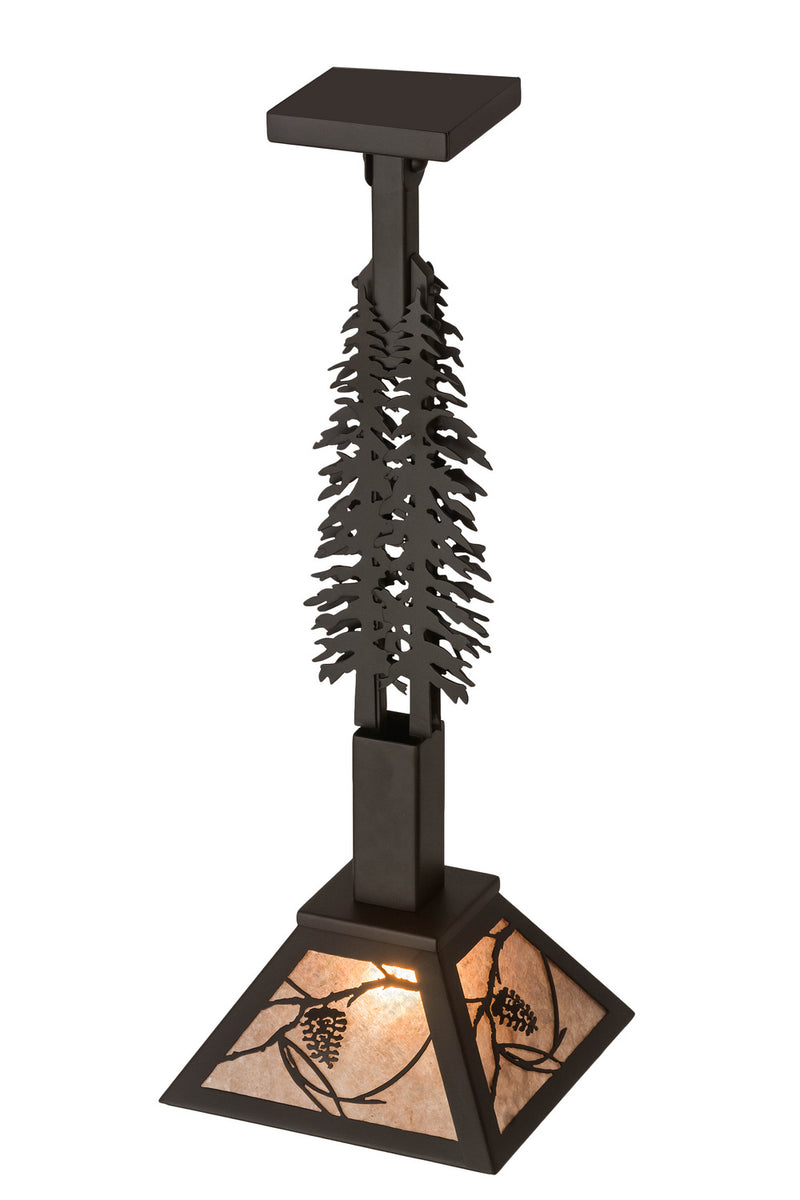 Meyda Tiffany 175101 One Light Pendant, Oil Rubbed Bronze