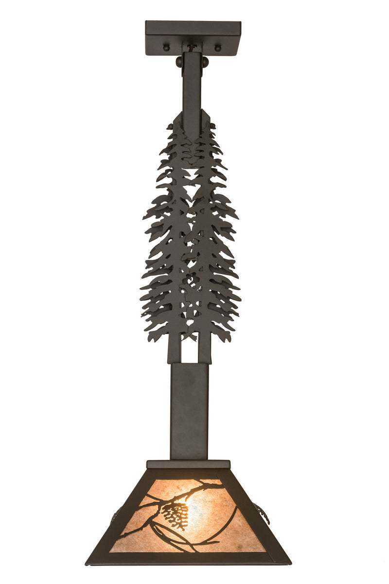 Meyda Tiffany 175101 One Light Pendant, Oil Rubbed Bronze