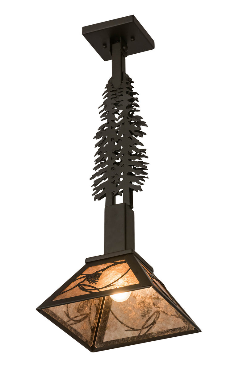 Meyda Tiffany 175101 One Light Pendant, Oil Rubbed Bronze