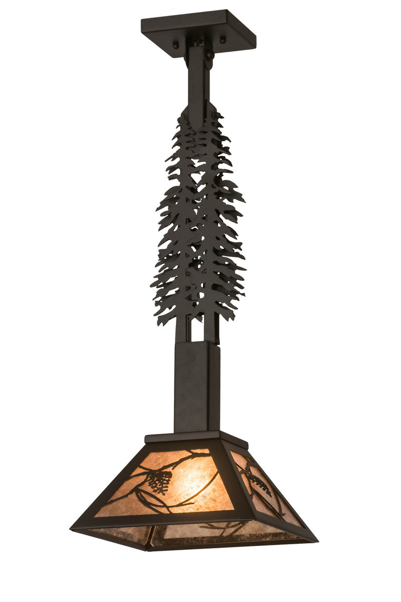 Meyda Tiffany 175101 One Light Pendant, Oil Rubbed Bronze