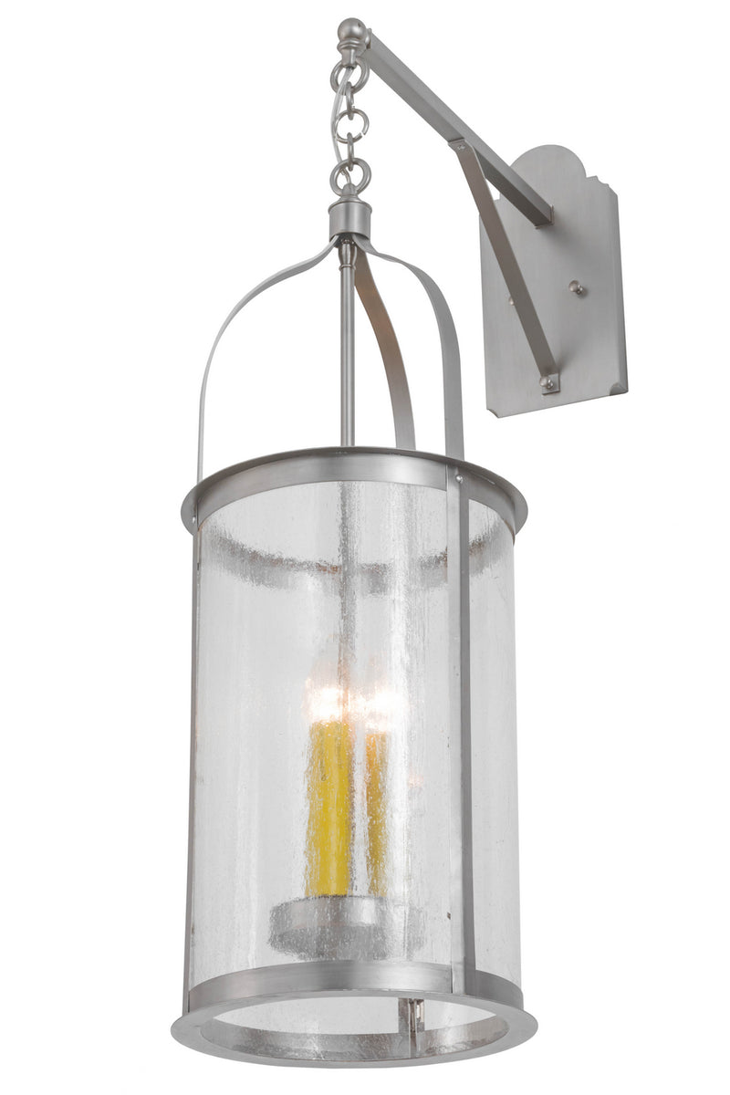 Meyda Tiffany 175567 Three Light Wall Sconce, Nickel