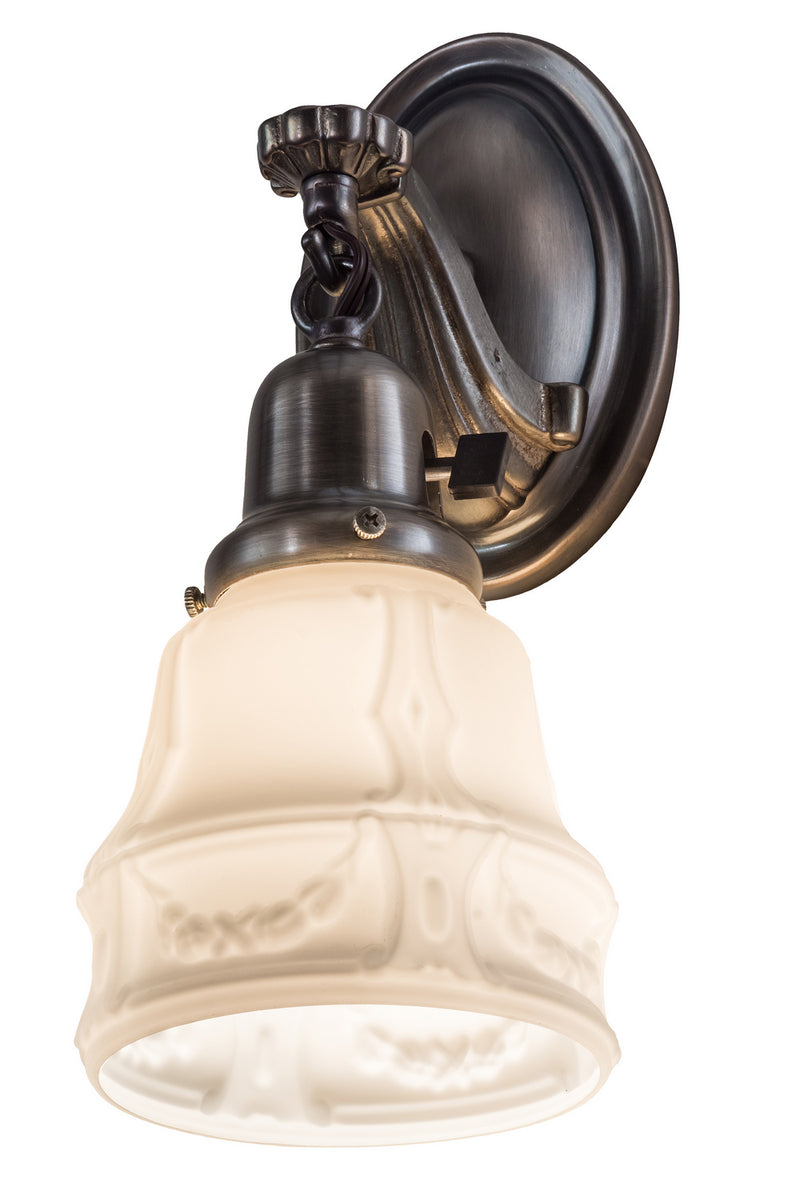 Meyda Tiffany 175725 One Light Wall Sconce, Antique,Nickel