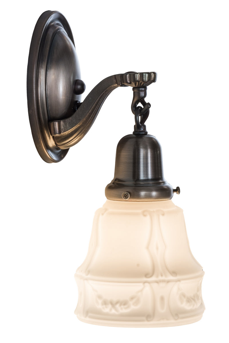 Meyda Tiffany 175725 One Light Wall Sconce, Antique,Nickel