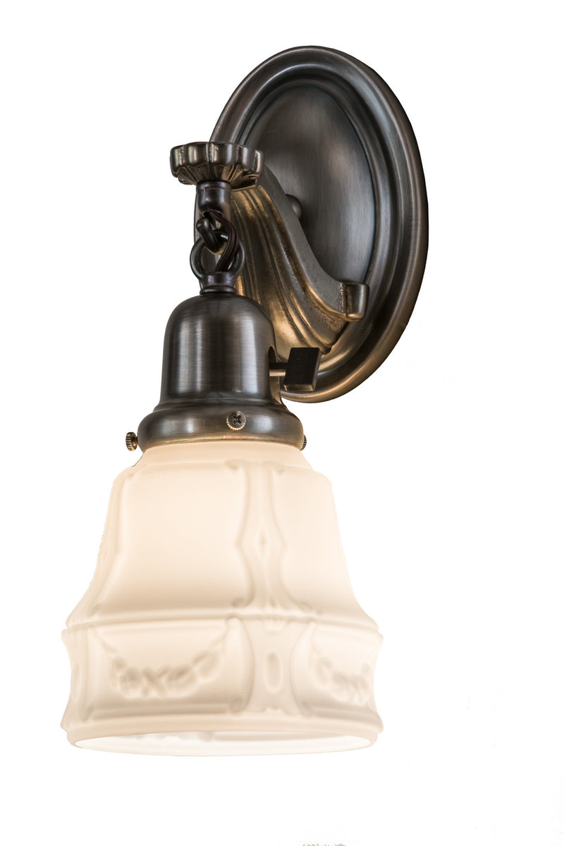 Meyda Tiffany 175725 One Light Wall Sconce, Antique,Nickel