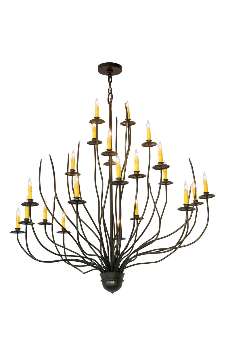 Meyda Tiffany 176032 22 Light Chandelier, Timeless Bronze