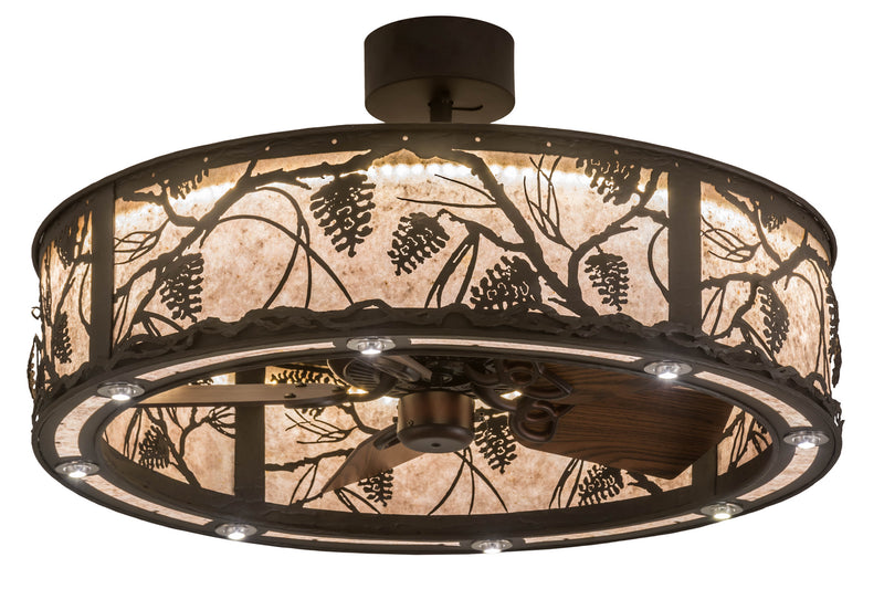 Meyda Tiffany 176825 LED Chandel-Air, Oil Rubbed Bronze
