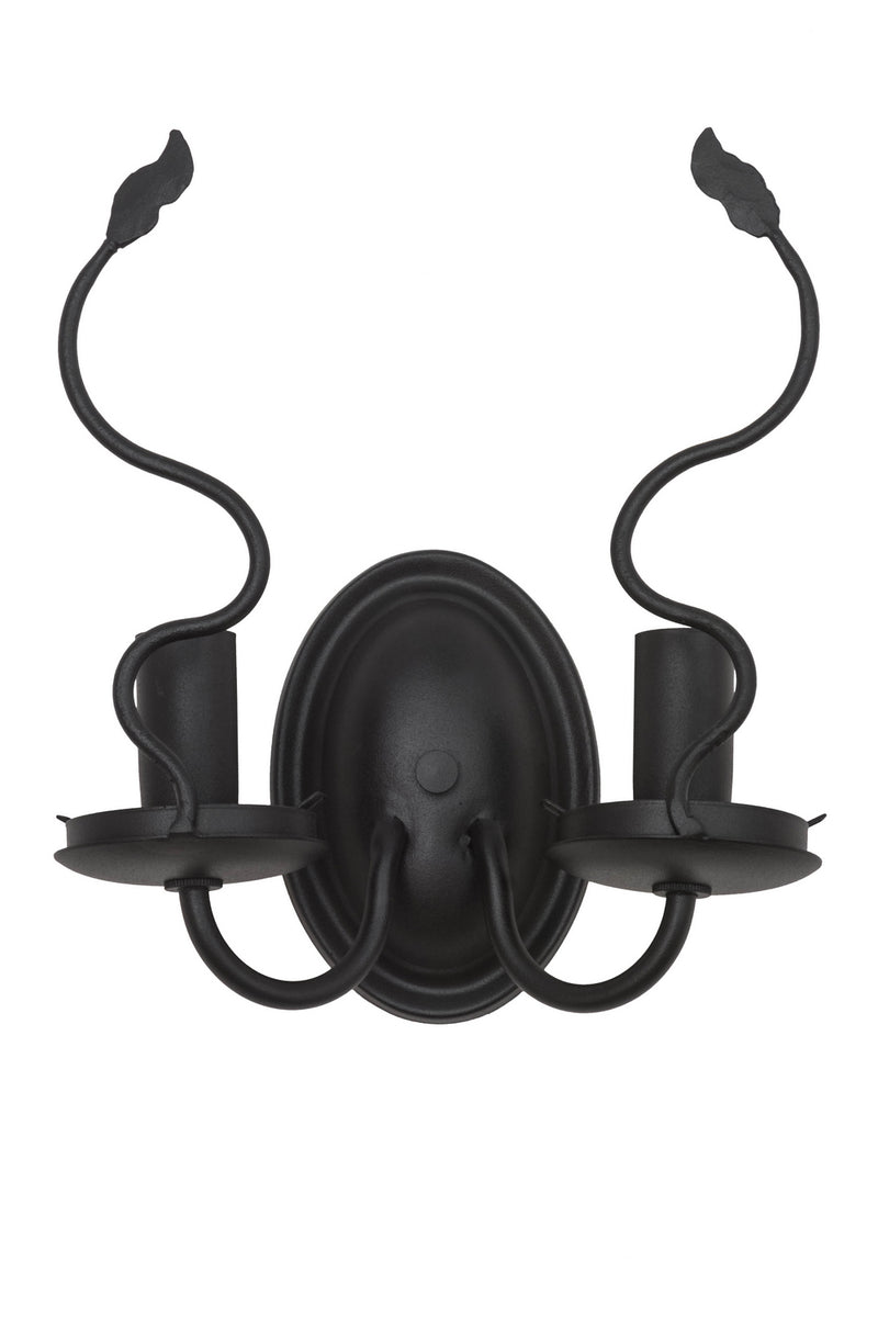 Meyda Tiffany 176831 Two Light Wall Sconce Hardware, Textured Black