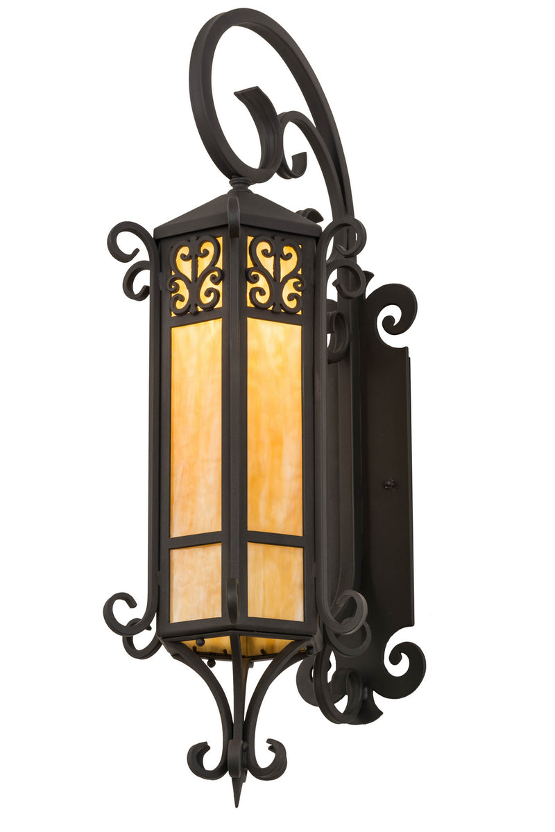 Meyda Tiffany 176943 Wall Sconce, Wrought Iron