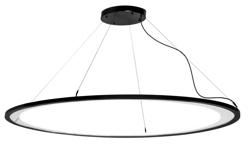 Meyda Tiffany 177553 Oblong Pendant, Solar Black