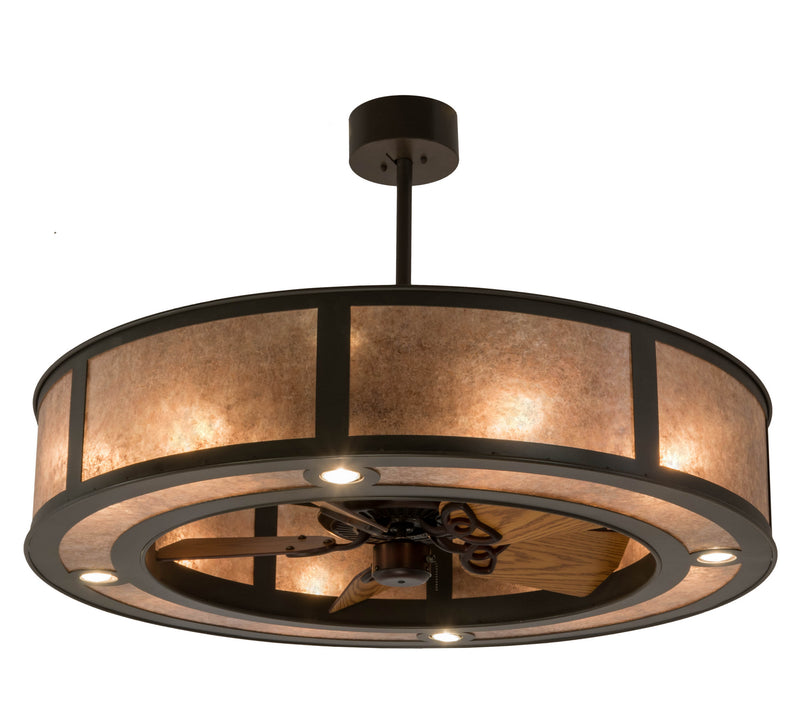 Meyda Tiffany 177662 Eight Light Chandel-Air, Timeless Bronze