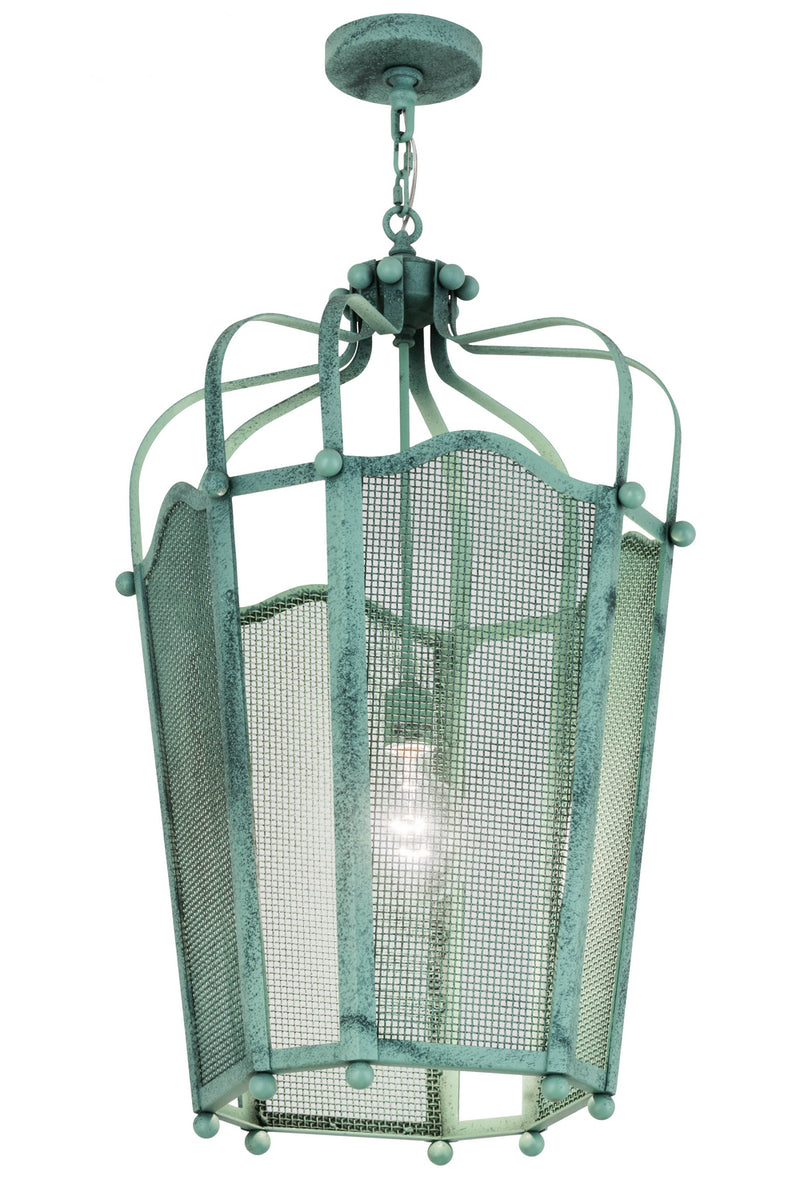 Meyda Tiffany 177740 One Light Pendant, Verdant Green