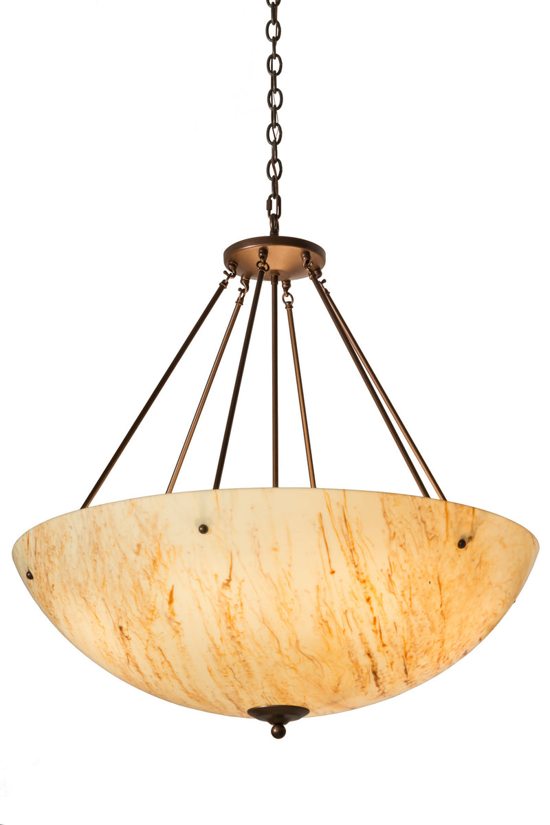Meyda Tiffany 178063 Eight Light Pendant, Mahogany Bronze