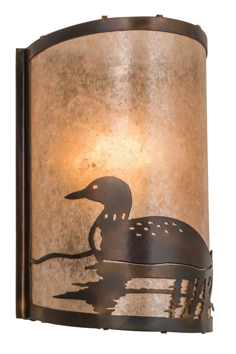 Meyda Tiffany 178371 One Light Wall Sconce, Dark Burnished Antique Copper
