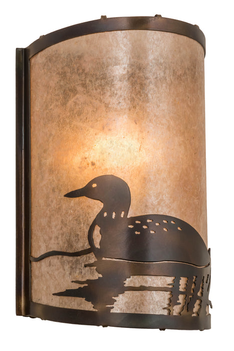 Meyda Tiffany 178371 One Light Wall Sconce, Dark Burnished Antique Copper