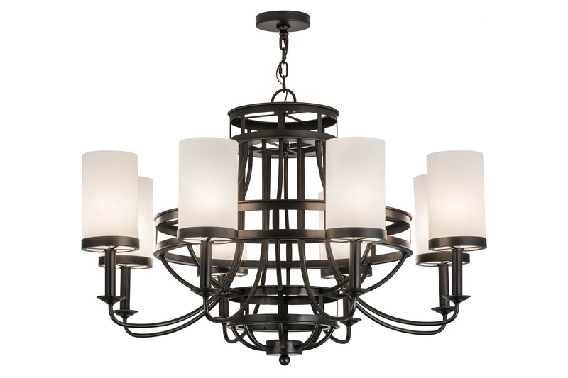 Meyda Tiffany 180019 Eight Light Chandelier, Oil Rubbed Bronze