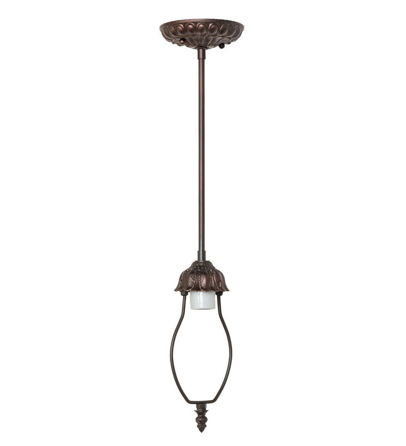 Meyda Tiffany 23198 One Light Pendant Hardware, Mahogany Bronze