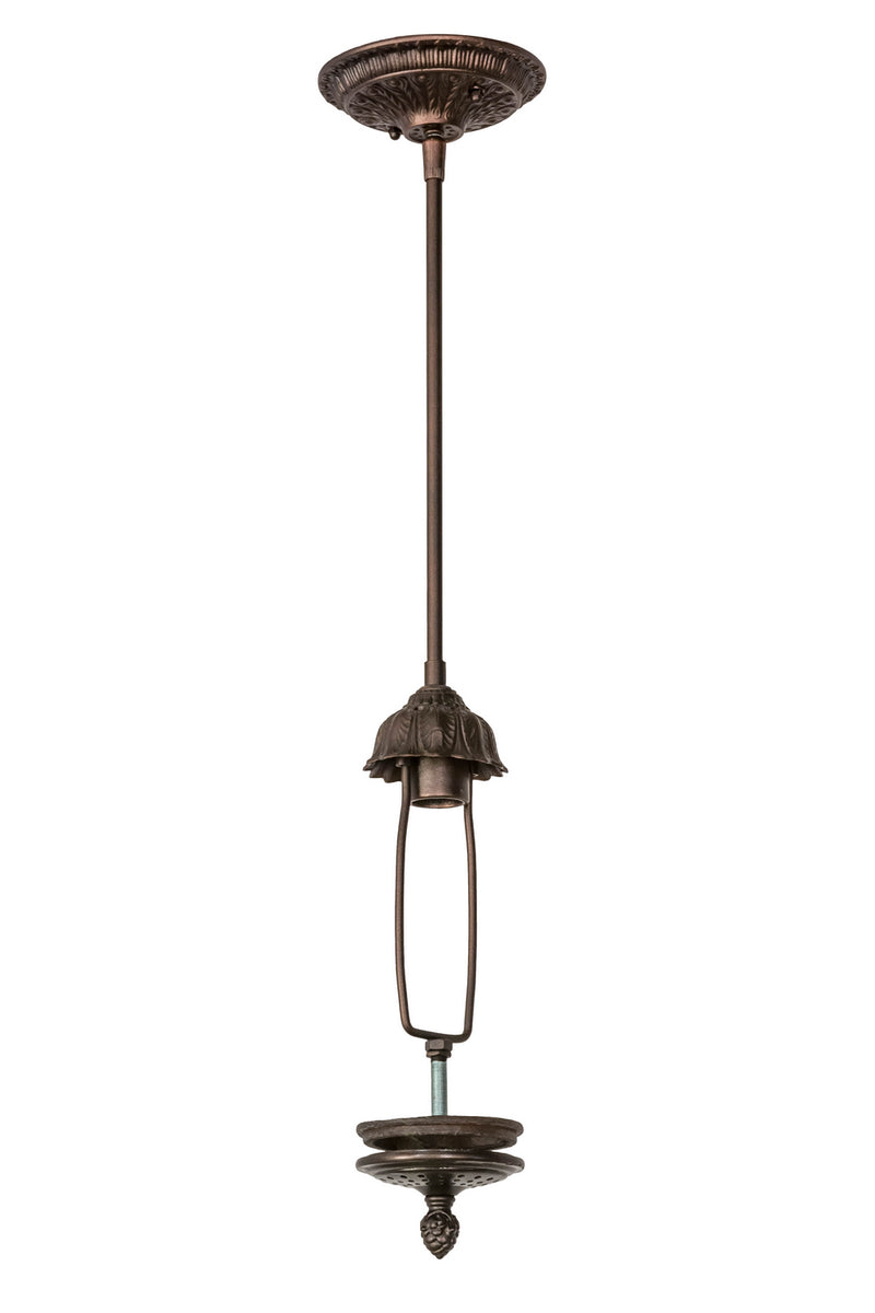 Meyda Tiffany 23198 One Light Pendant Hardware, Mahogany Bronze