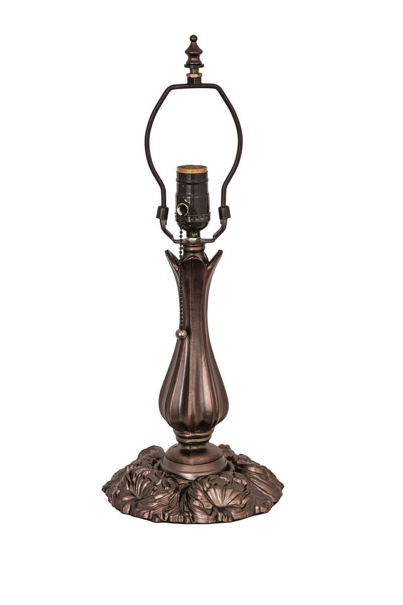 Meyda Tiffany 23923 One Light Table Base, Mahogany Bronze