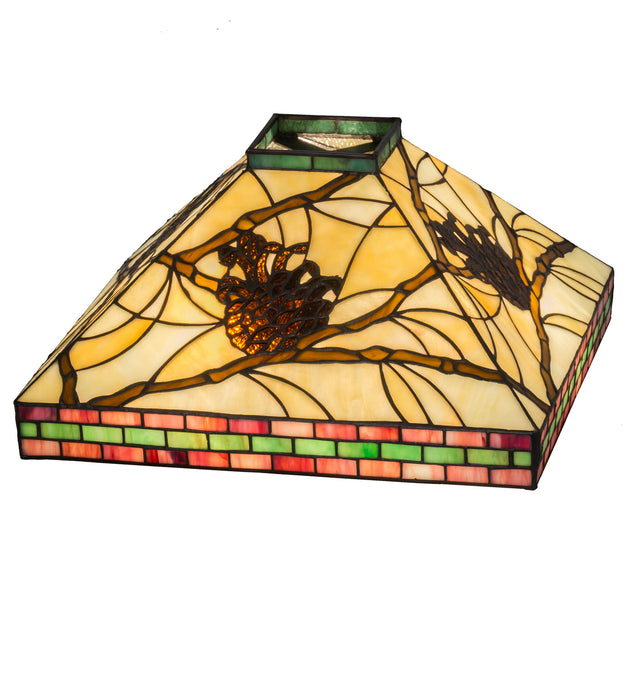 Meyda Tiffany 50686 Shade, Craftsman Brown
