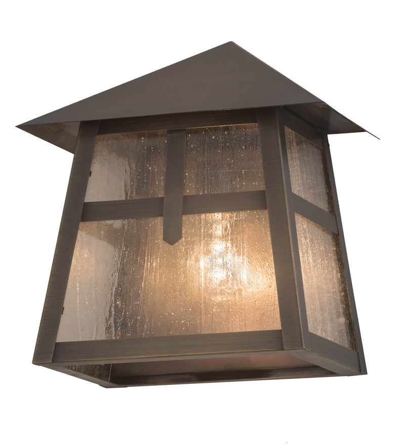 Meyda Tiffany 92112 One Light Wall Sconce, Antique Brass