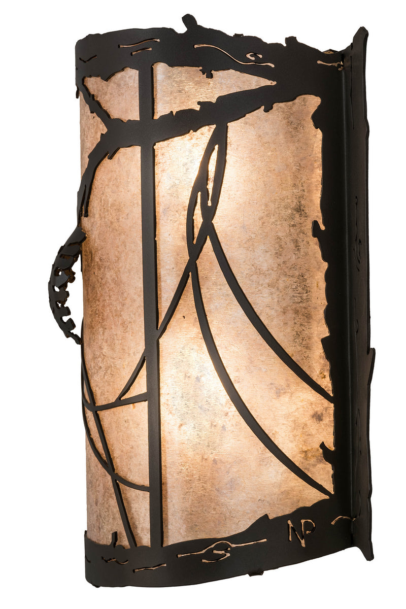 Meyda Tiffany 98413 Two Light Wall Sconce, Timeless Bronze