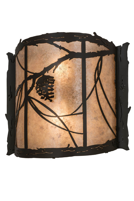 Meyda Tiffany 98413 Two Light Wall Sconce, Timeless Bronze