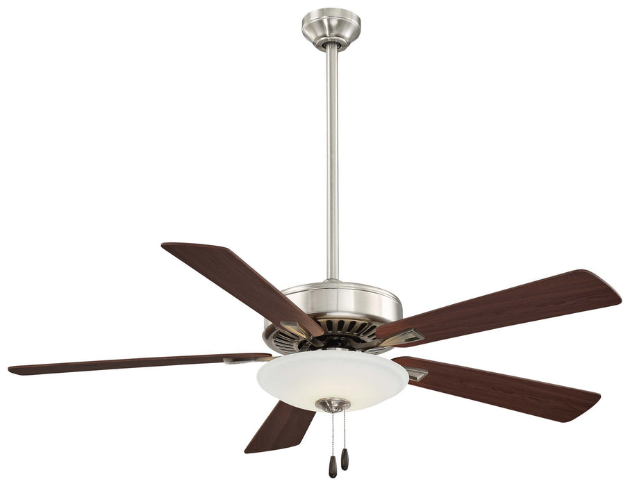 Minka Aire F656L-BN/DW 52" Ceiling Fan, Brushed Nickel/Dark Walnut