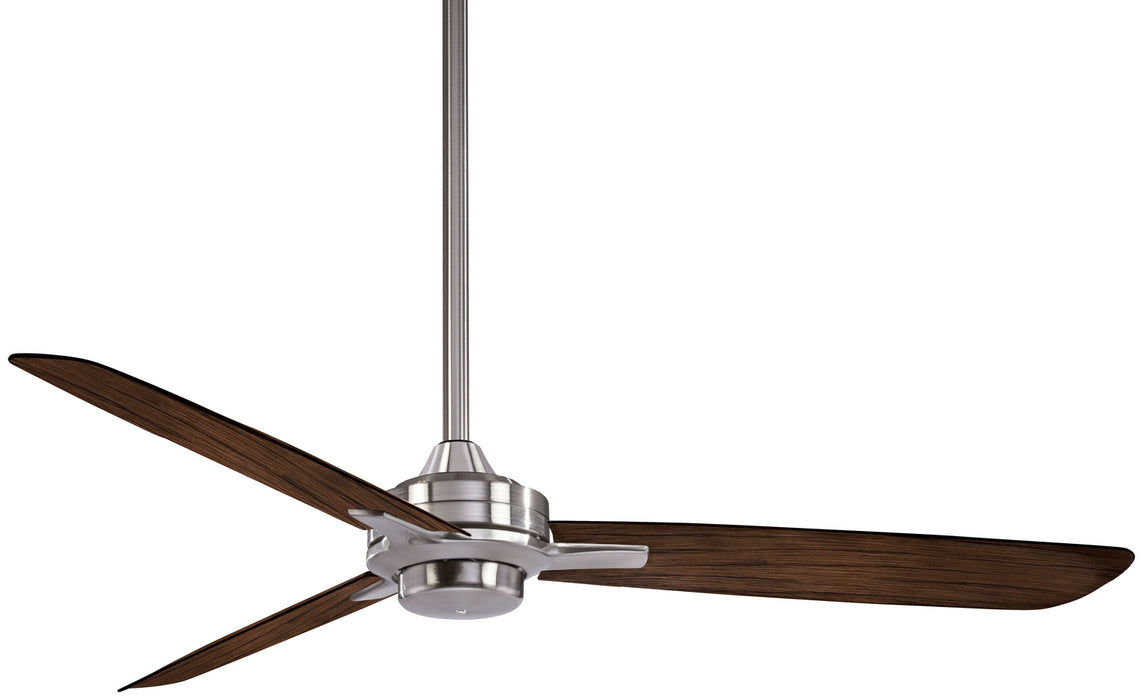 Minka Aire F727-BN/MM 52" Ceiling Fan, Brushed Nickel W/ Medium Maple