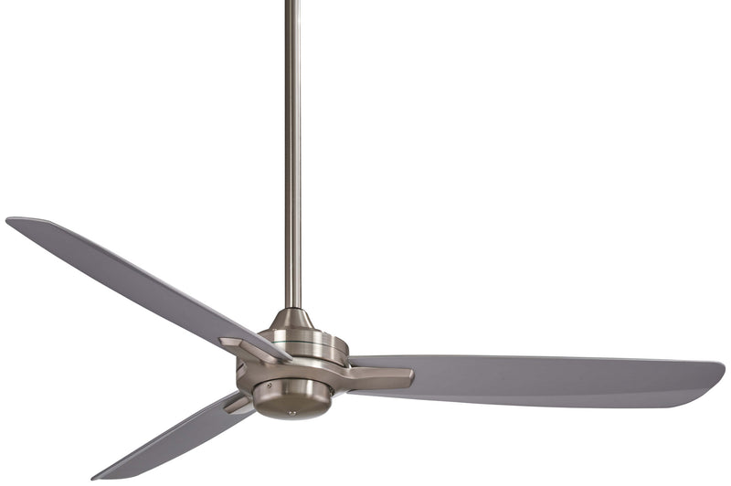 Minka Aire F727-BN/SL 52" Ceiling Fan, Brushed Nickel W/ Silver