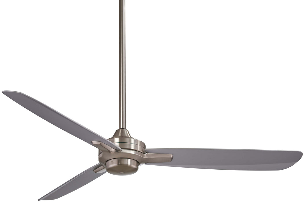 Minka Aire F727-BN/SL 52" Ceiling Fan, Brushed Nickel W/ Silver