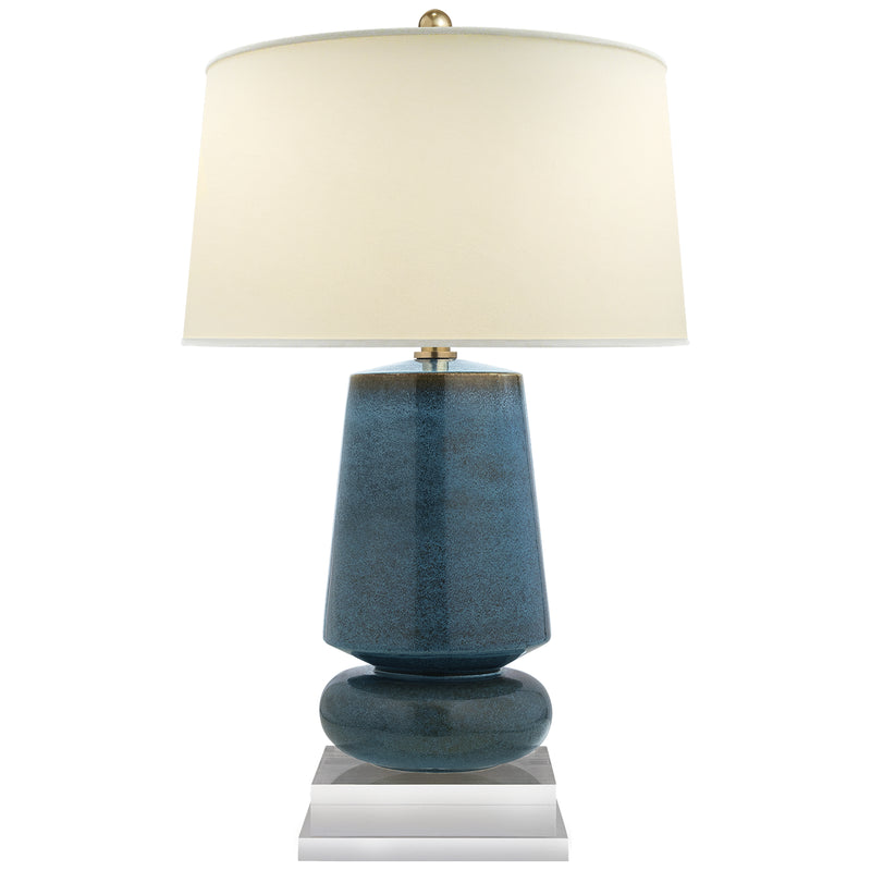 Visual Comfort Signature CHA 8668OSB-PL One Light Table Lamp, Oslo Blue