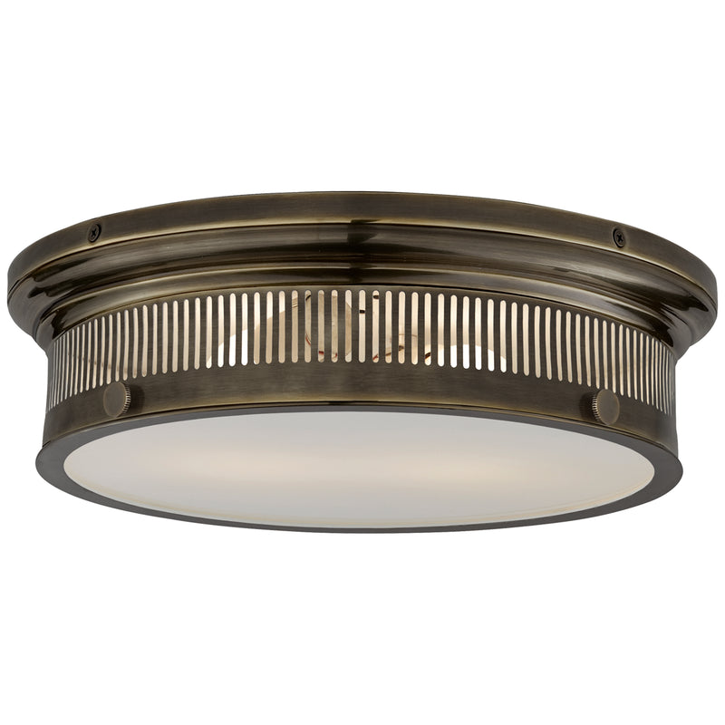 Visual Comfort Signature CHC 4392BZ-WG Two Light Flush Mount, Bronze