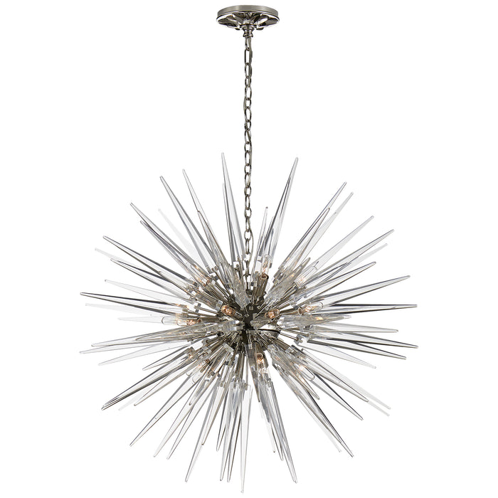 Visual Comfort Signature CHC 5287PN-CA 20 Light Chandelier, Polished Nickel