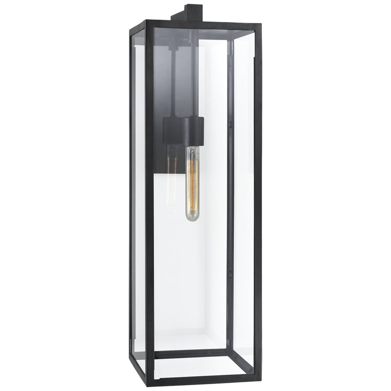 Visual Comfort Signature CHD 2936AI-CG One Light Outdoor Wall Sconce, Aged Iron
