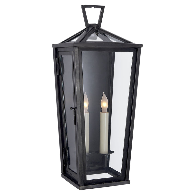 Visual Comfort Signature CHO 2087BZ Two Light Wall Lantern, Bronze