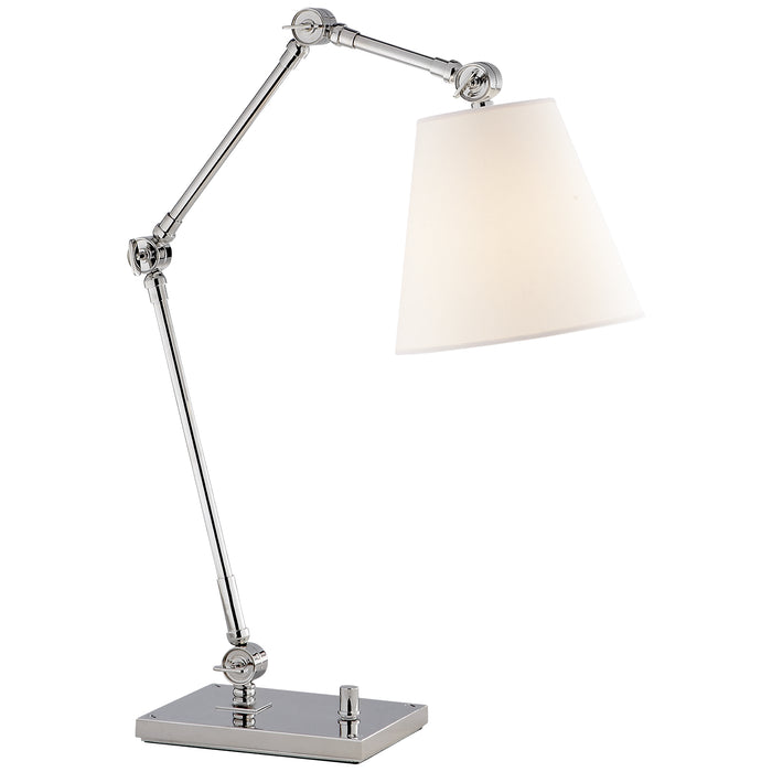 Visual Comfort Signature SK 3115PN-L One Light Task Lamp, Polished Nickel
