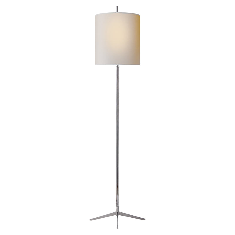 Visual Comfort Signature TOB 1153PN-NP Two Light Floor Lamp, Polished Nickel