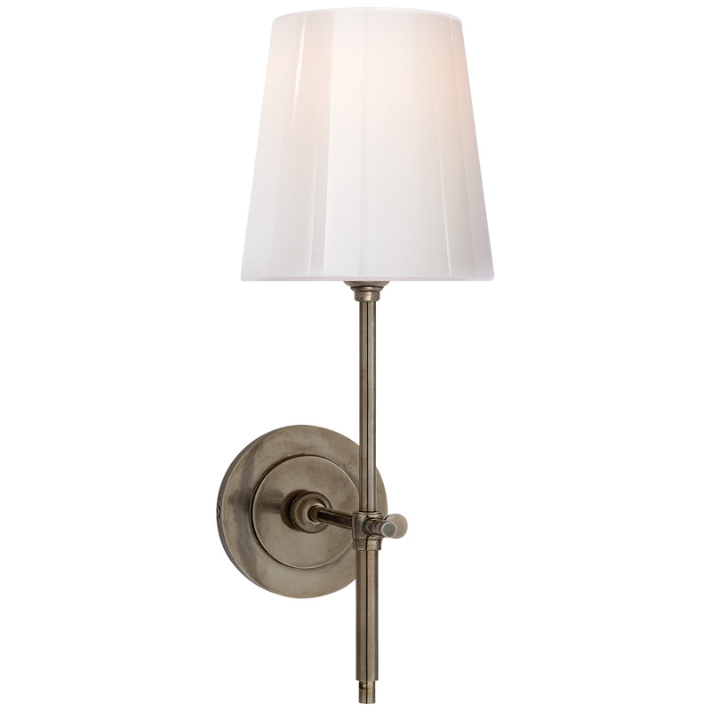 Visual Comfort Signature TOB 2022AN-WG One Light Wall Sconce, Antique Nickel