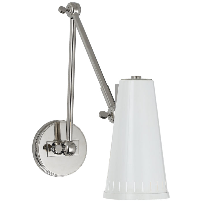 Visual Comfort Signature TOB 2066PN-AW One Light Wall Sconce, Polished Nickel