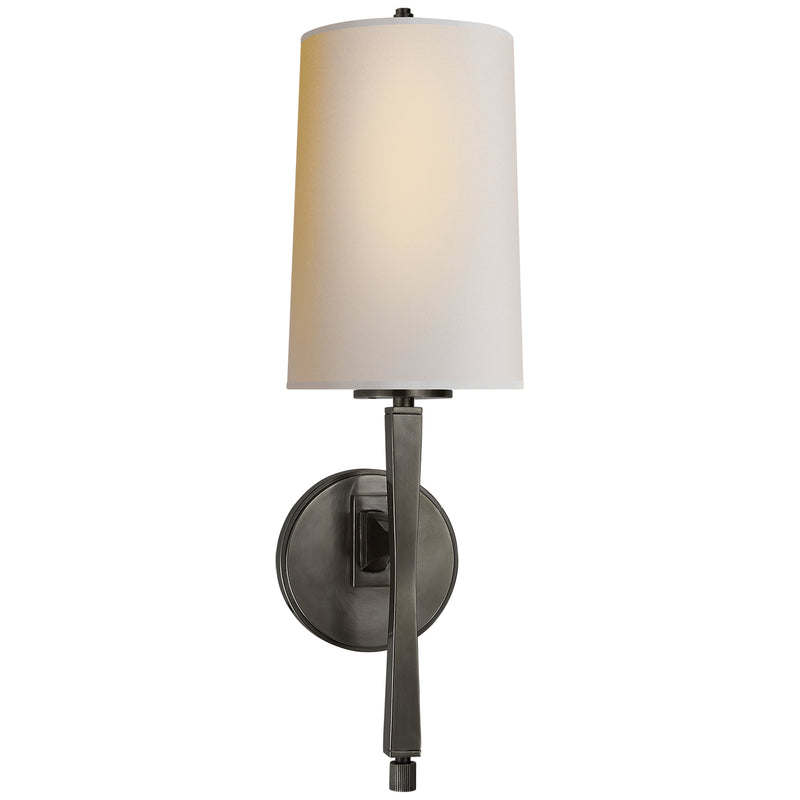 Visual Comfort Signature TOB 2740BZ-NP One Light Wall Sconce, Bronze