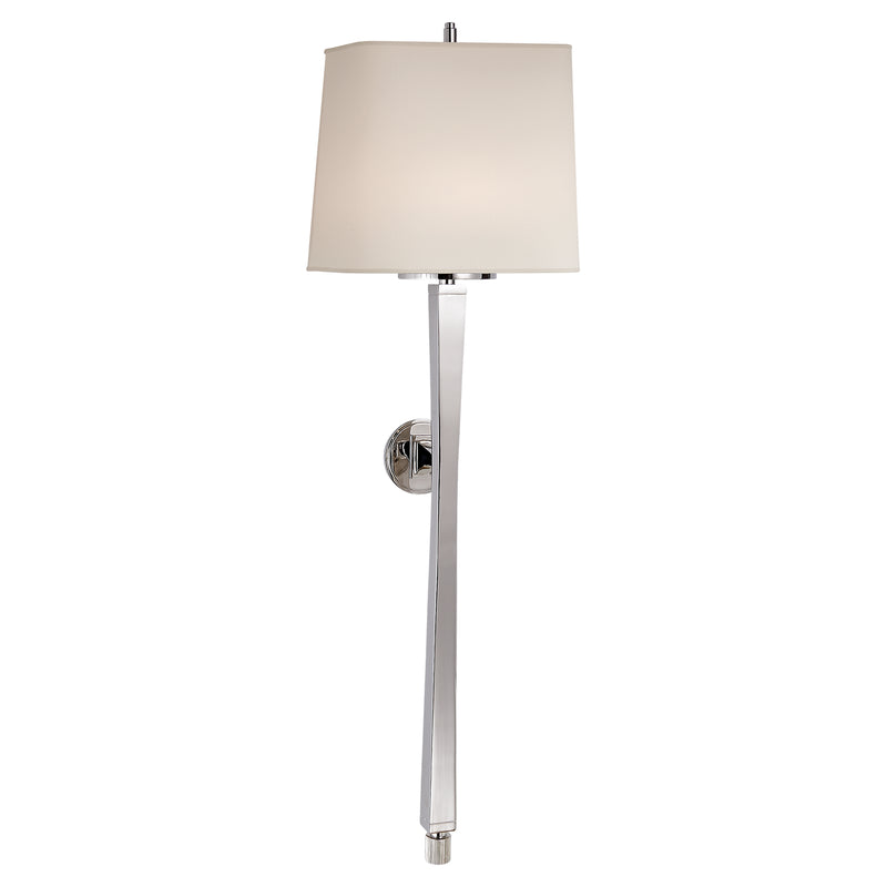 Visual Comfort Signature TOB 2741PN-NP Two Light Wall Sconce, Polished Nickel
