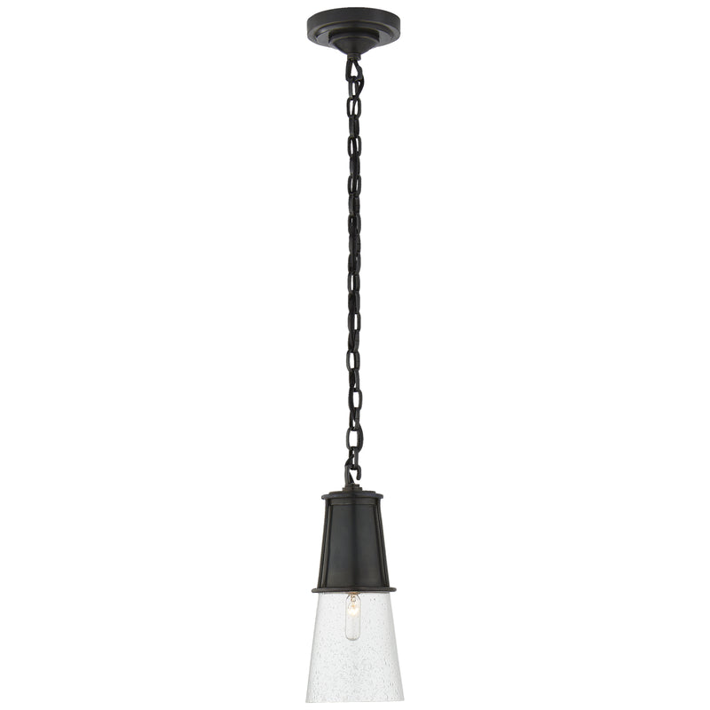 Visual Comfort Signature TOB 5751BZ-SG One Light Pendant, Bronze