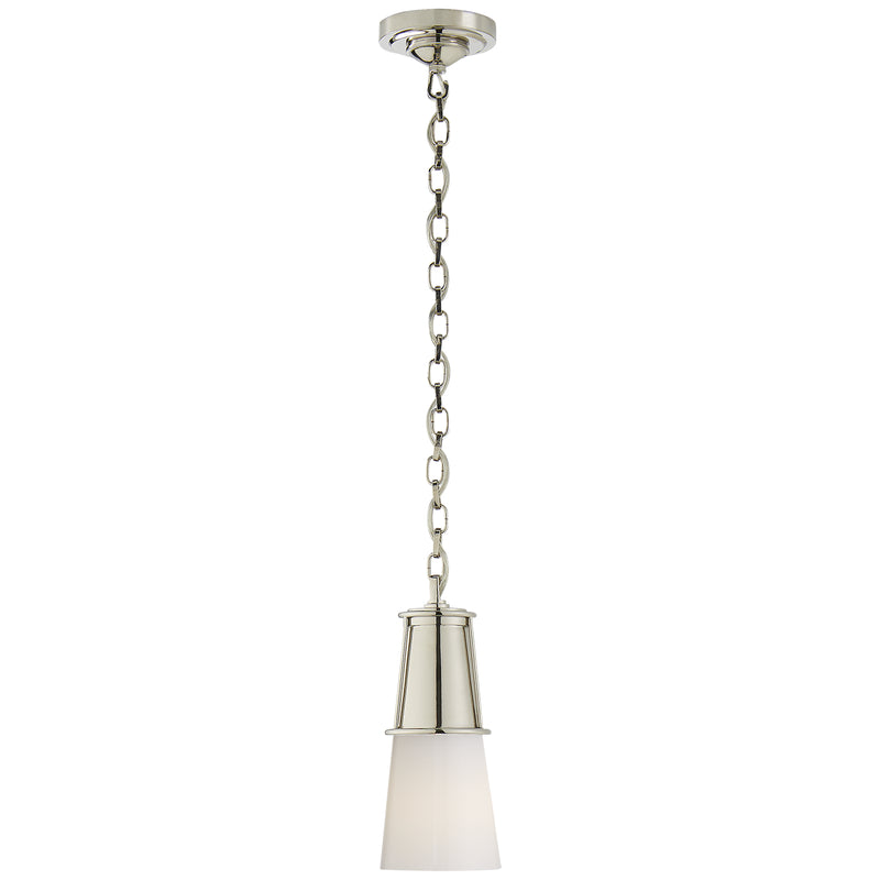 Visual Comfort Signature TOB 5751PN-WG One Light Pendant, Polished Nickel