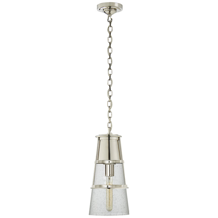 Visual Comfort Signature TOB 5752PN-SG One Light Pendant, Polished Nickel