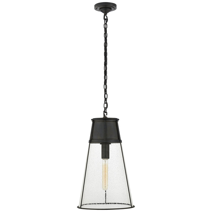 Visual Comfort Signature TOB 5753BZ-SG One Light Pendant, Bronze