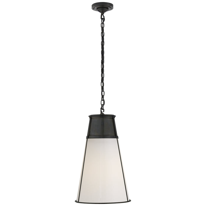 Visual Comfort Signature TOB 5753BZ-WG One Light Pendant, Bronze