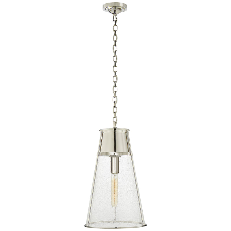 Visual Comfort Signature TOB 5753PN-SG One Light Pendant, Polished Nickel