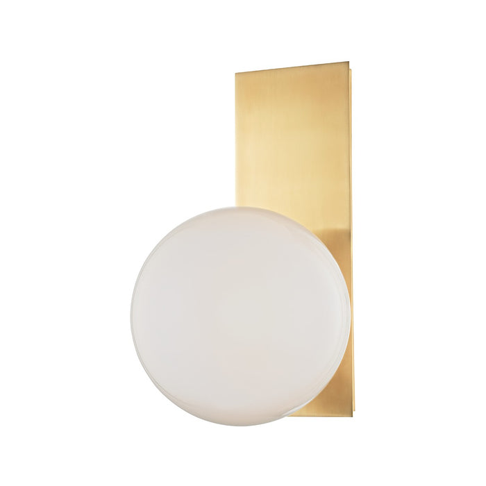 Hudson Valley 8701-AGB LED Wall Sconce, Aged Brass